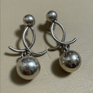 Elegant Sterling Silver 925 Mexico Drop dangling Earrings